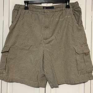 Men's Faded Glory Vintage 90’s Cargo Shorts 100% Cotton Size Large